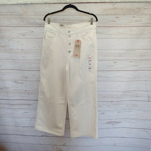 ❤️SOLD❤️Levi's Women's Mile High Cropped Wide Leg - Picture 5 of 12
